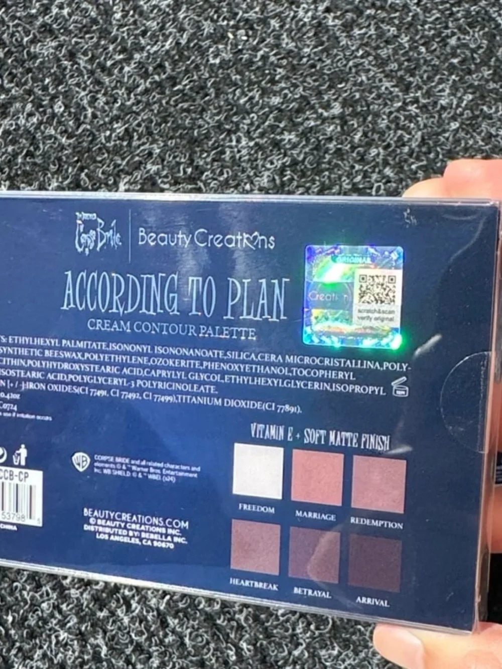 Corpse bride contour palette